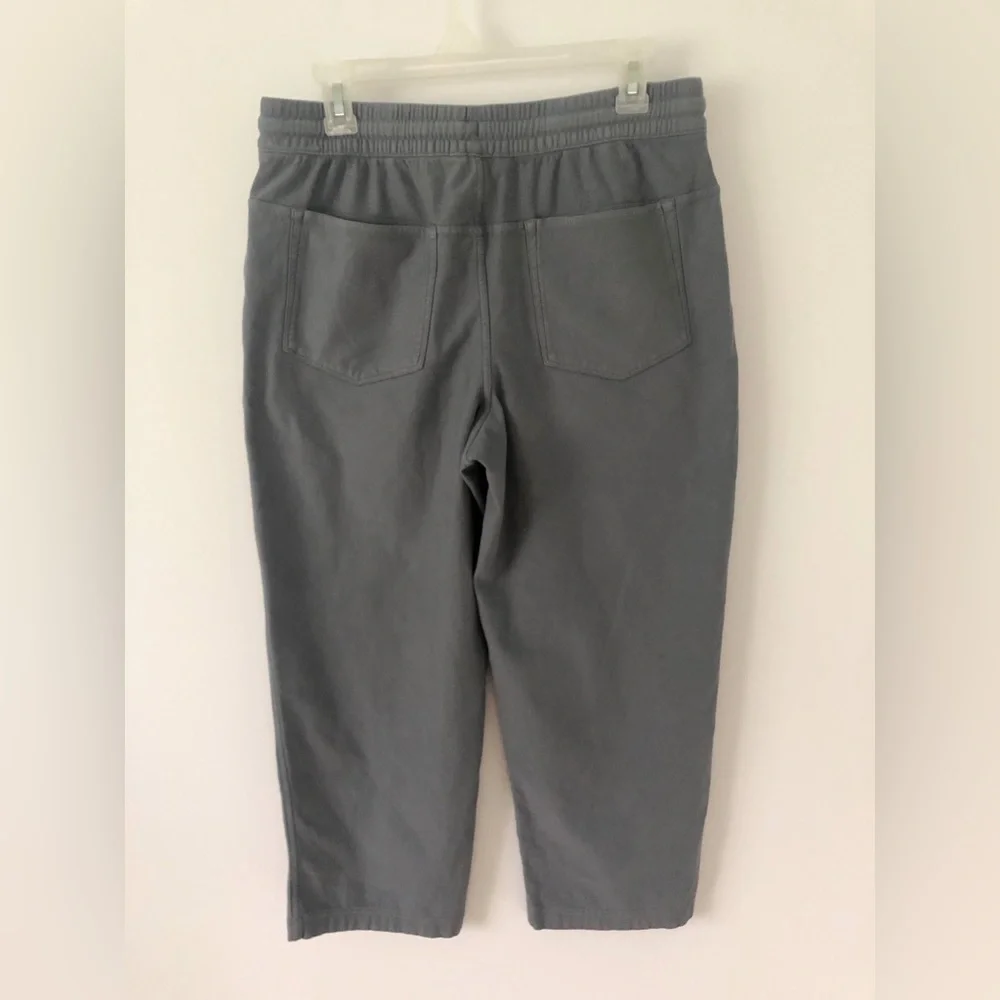 Athleta Women Farallon Straight Leg Pants Pull On Coastline Blue (Gray) Size M/P - Picture 2 of 9